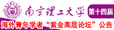 靠大骚逼操逼视频南京理工大学第十四届海外青年学者紫金论坛诚邀海内外英才！